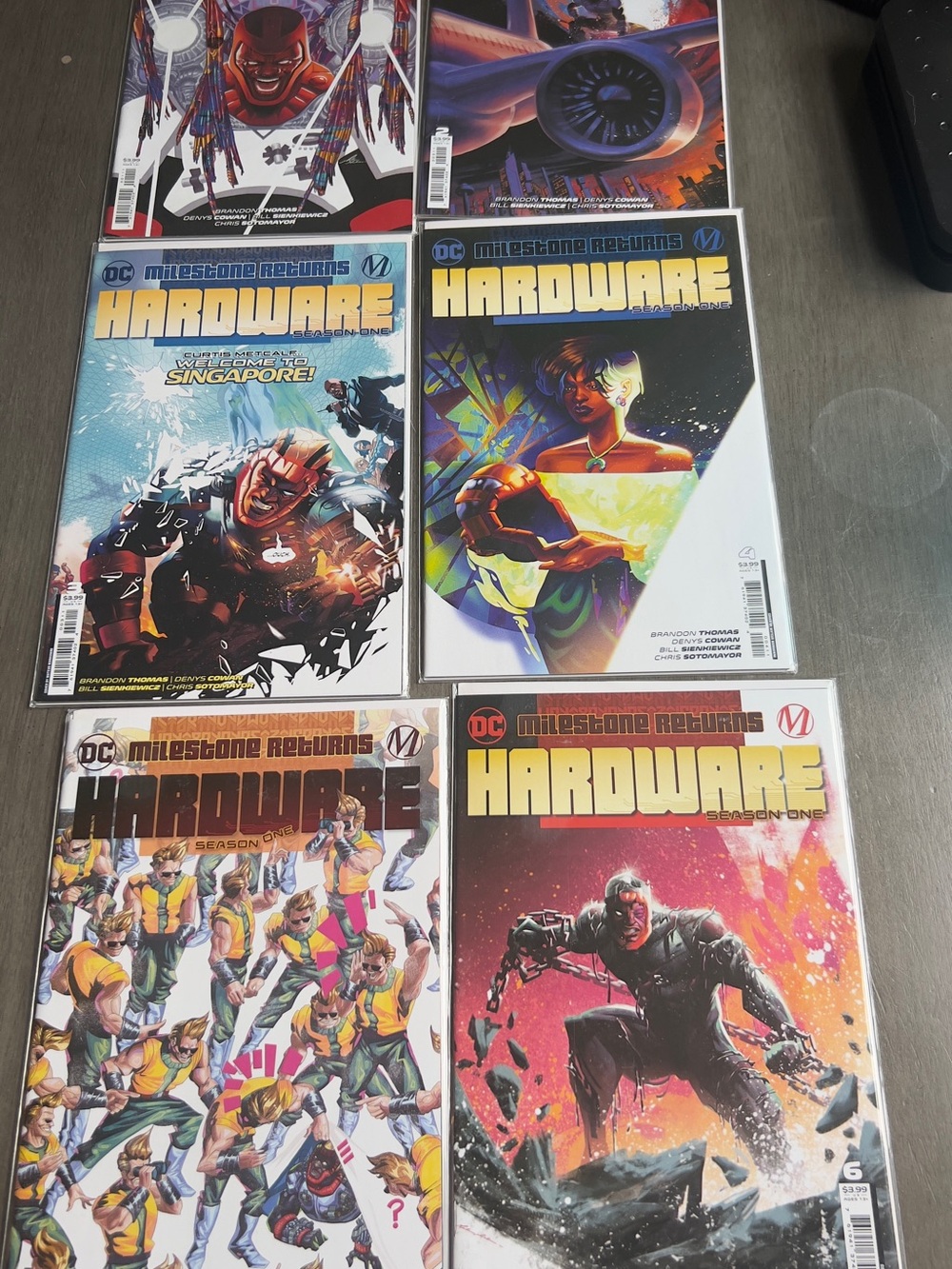 Hardware Season One #1-6 - Complete Set DC Comics Milestone 2021 1,2,3,4,5,6